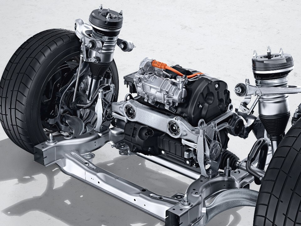 Mercedes-Benz EQS: Allradantrieb 4MATIC