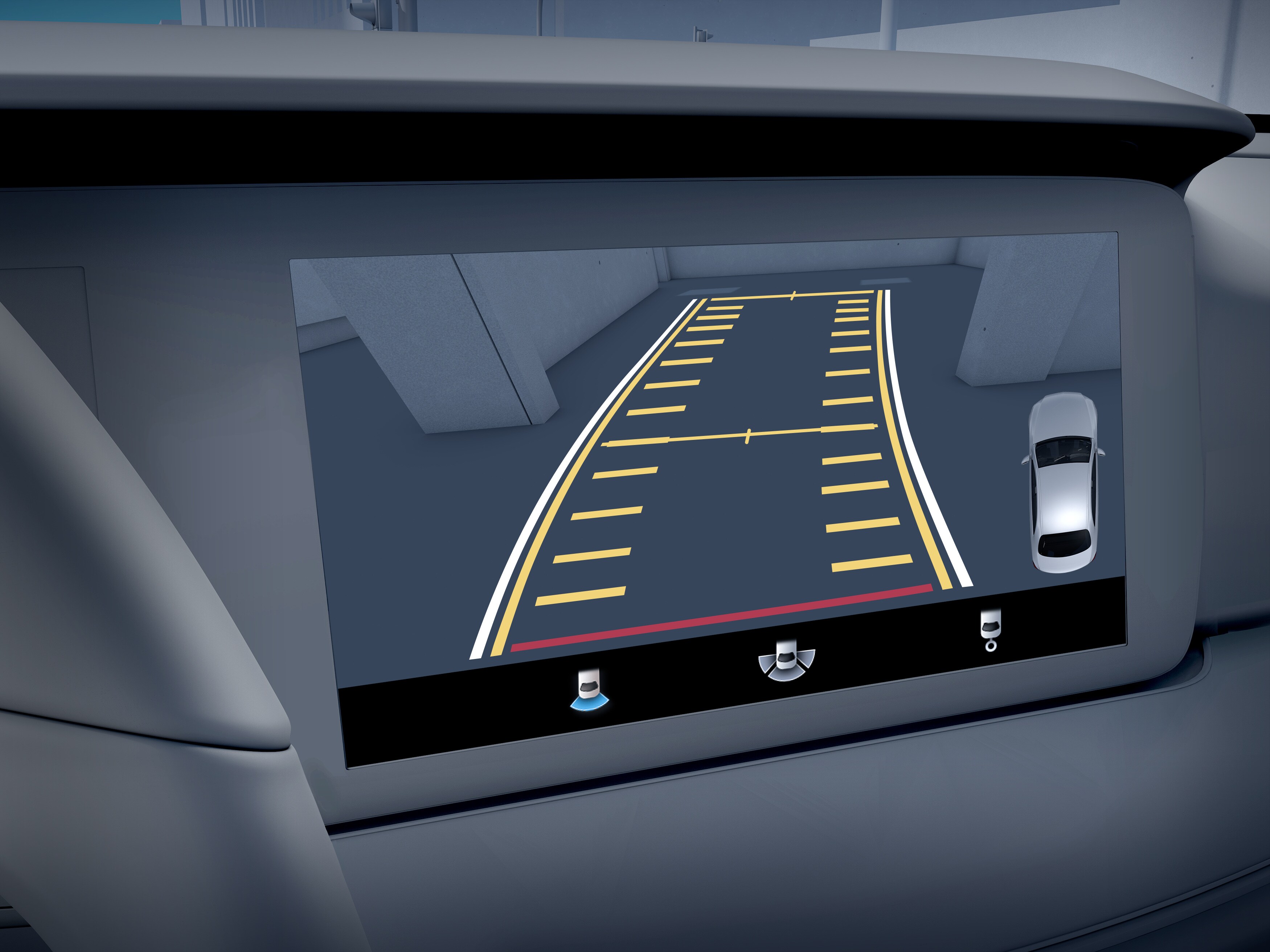 Mercedes-Benz EQS: Park-Paket mit Rückfahrkamera