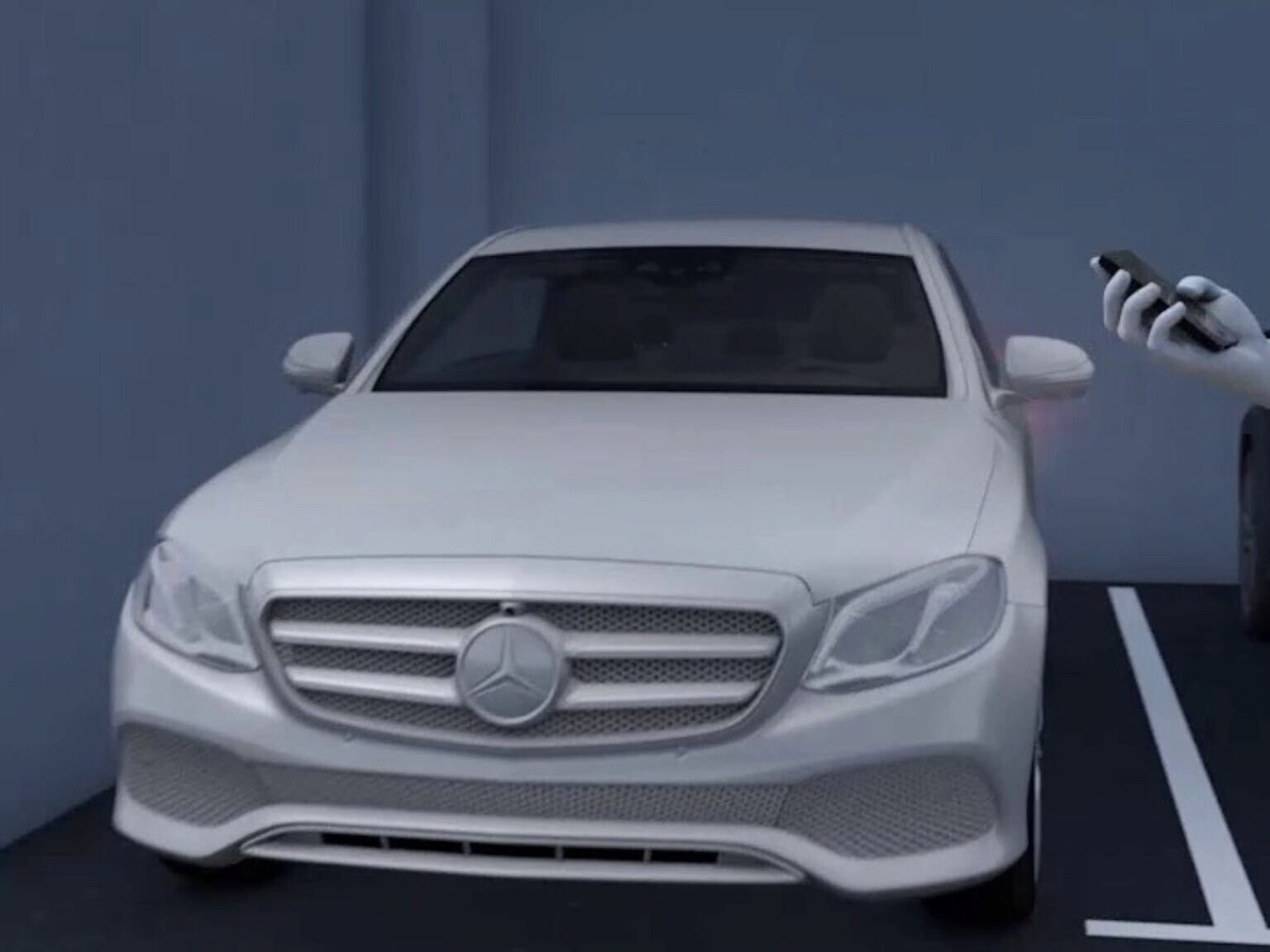 Mercedes-Benz EQS: Park-Paket mit Remote-Parkfunktionen