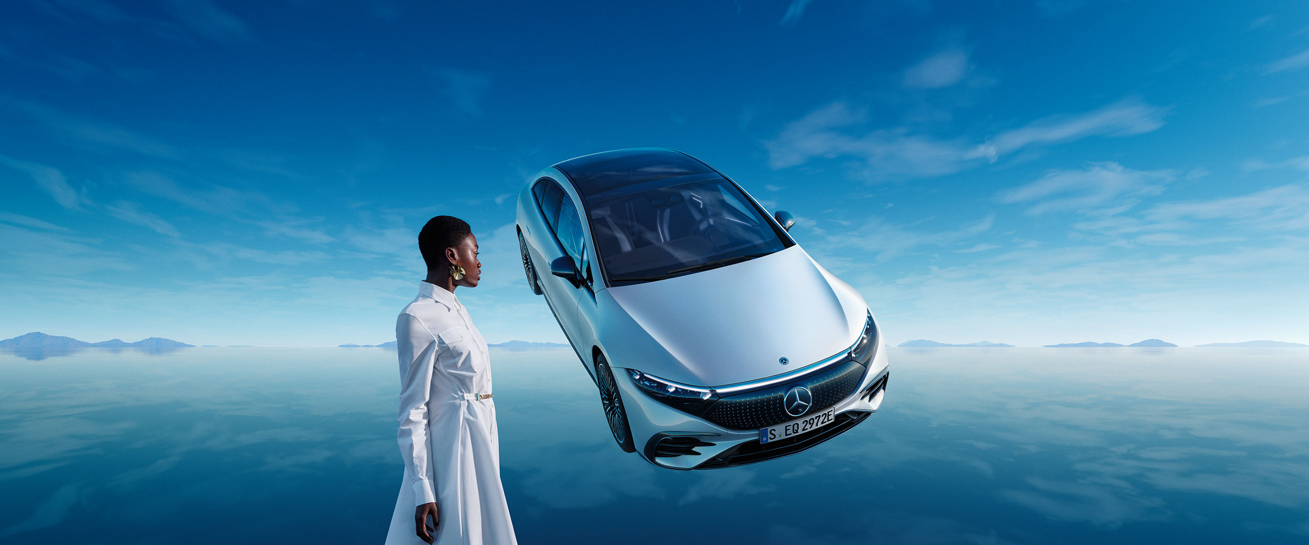 EQS von Mercedes-EQ: Highlights Das Bild zeigt den EQS von Mercedes-EQ.